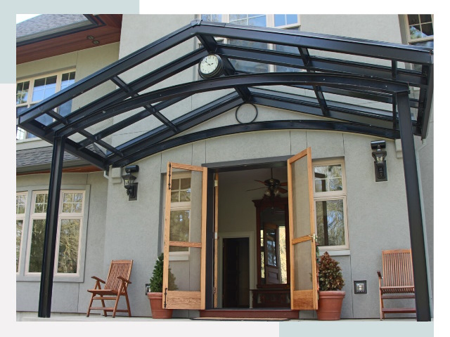 Козырьки металлические в грозном