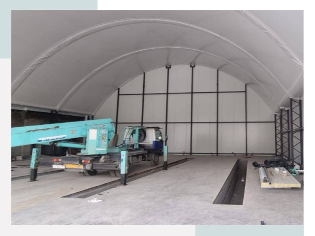 Внутреннее оснащение ангаров в грозном